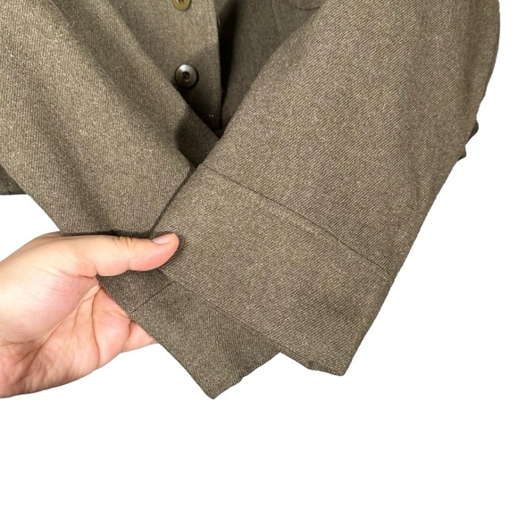 1950s Miller Gabbe Limited Medium Women's Military Jacket Vintage 50s Army Wool - Picture 9 of 15